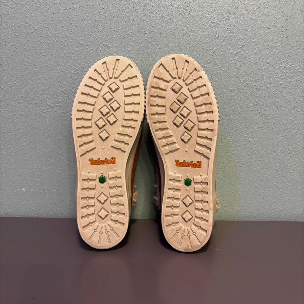 Timberland Women's Skyla Bay Slip-On Shoes Size 7 Brown Suede Faux Fur Lined - Picture 10 of 10
